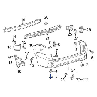 Toyota OE - Radiator Support Splash Shield Screw