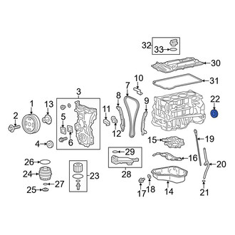 Toyota OE - Rear Engine Crankshaft Seal