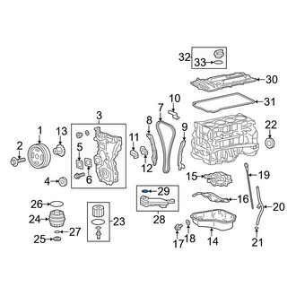 Toyota OE - Engine Oil Pump Pickup Tube Gasket