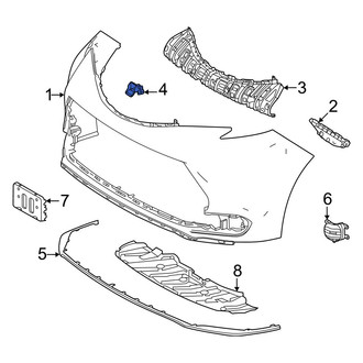 Toyota OE - Lower Grille Retainer