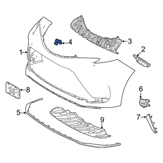 Toyota OE - Lower Grille Retainer