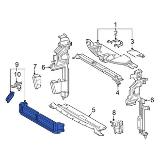 Toyota OE - Front Radiator Shutter Assembly