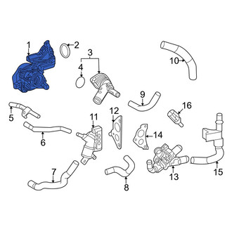Toyota OE - Engine Coolant Inlet Flange