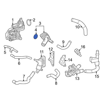 Toyota OE - Engine Coolant Thermostat Housing O-Ring