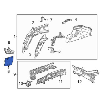 Toyota OE - Front Right Mud Guard