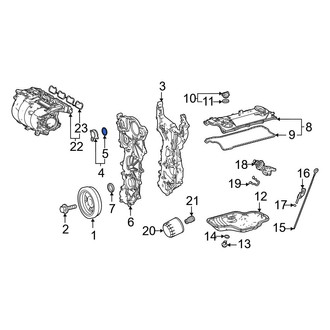 Toyota OE - Engine Timing Cover Gasket