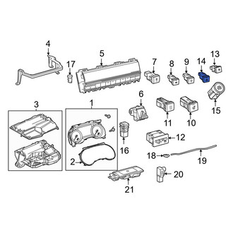 Toyota OE - A/C Control Switch