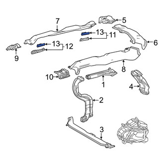Toyota OE - Rear Dashboard Air Vent