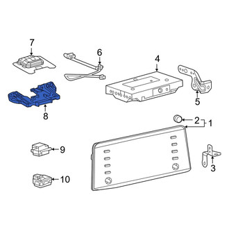 Toyota OE - GPS Navigation System Antenna Bracket