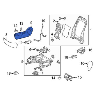 Toyota OE - Front Right Outer Seat Trim Panel