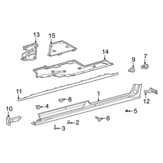 Toyota OE - Rocker Panel Molding Clip