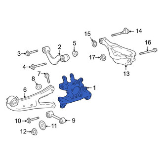 Toyota OE - Rear Left Suspension Knuckle