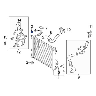 Toyota OE - Upper Radiator Insulator