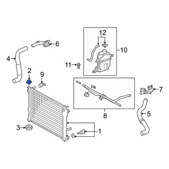 Toyota OE - Upper Radiator Insulator