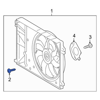 Toyota OE - Engine Cooling Fan Blade Bolt