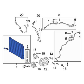 Toyota OE - A/C Condenser
