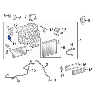 Toyota OE - HVAC Blend Door Actuator