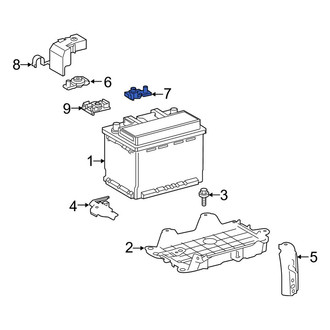 Toyota OE - Battery Cable Terminal End