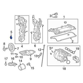 Toyota OE - Front Engine Crankshaft Seal