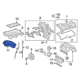 Toyota OE - Lower Engine Oil Pan