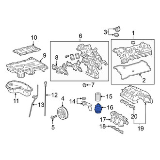 Toyota OE - Engine Oil Filter Housing Cover