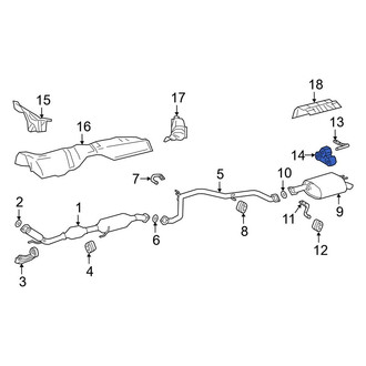 Toyota OE - Exhaust System Hanger