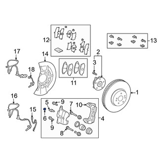 Toyota OE - Front Brake Bleeder Screw Cap