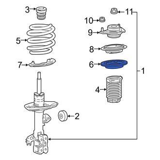 Toyota OE - Front Upper Coil Spring Insulator