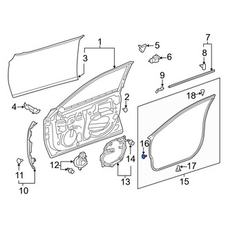 Toyota OE - Door Seal Clip