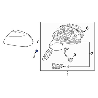 Toyota OE - Door Mirror Nut
