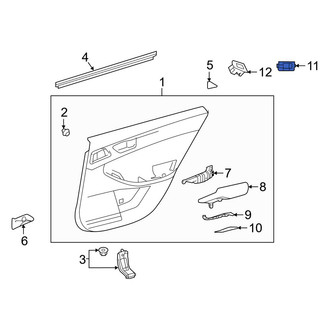 Toyota OE - Rear Door Window Switch