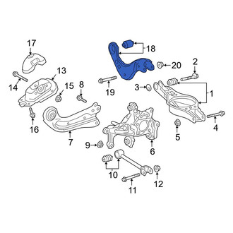 Toyota OE - Rear Left Upper Suspension Control Arm