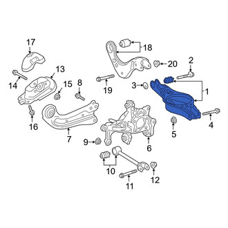 Toyota OE - Rear Left Upper Suspension Control Arm