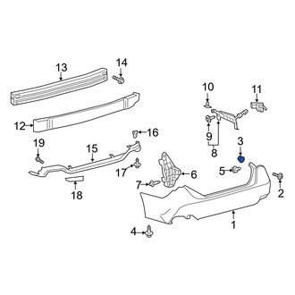 Toyota OE - Tail Light Grommet