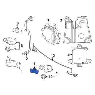 Toyota OE - Front Outer Parking Aid Sensor Housing