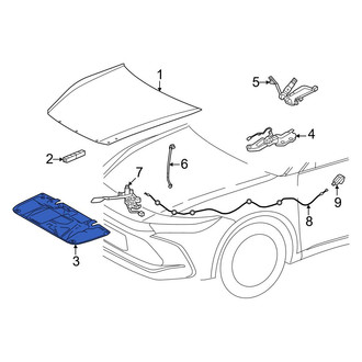 Toyota OE - Front Hood Insulation Pad