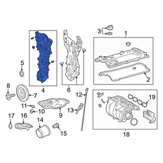 Toyota OE - Outer Engine Timing Cover