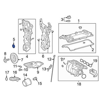 Toyota OE - Rear Engine Crankshaft Seal