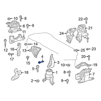 Toyota OE - Rear Engine Mount Bolt