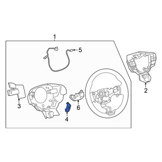 Toyota OE - Right Steering Wheel Plug