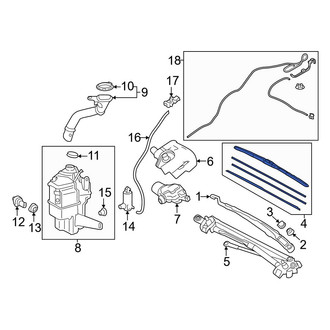 Toyota OE - Right Wiper Blade