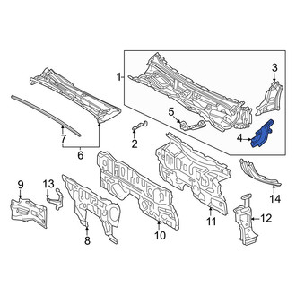 Toyota OE - Left Cowl Side Panel