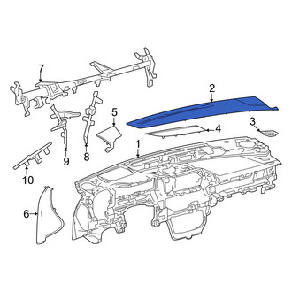 Toyota OE - Inner Dashboard Air Vent Trim
