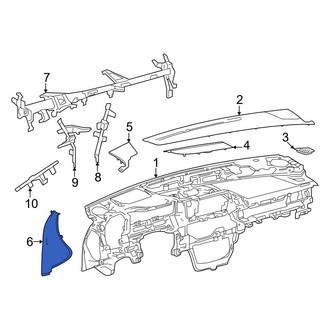 Toyota OE - Instrument Panel Side Cover