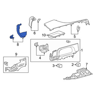 Toyota OE - Left Upper Outer Instrument Panel Trim Panel