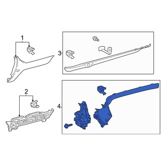 Toyota OE - Center Right Instrument Panel Trim Panel