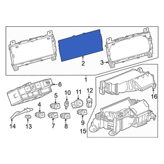 Toyota OE - Instrument Panel Lens