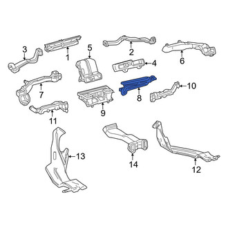 Toyota OE - Front Upper Cabin Air Intake Duct