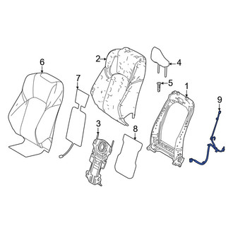 Toyota OE - Front Right Upper Power Seat Wiring Harness