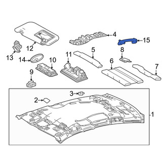Toyota OE - Center Right Interior Grab Bar